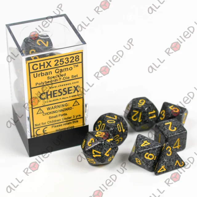 Chessex Speckled Urban Camo sada kostek 7 ks