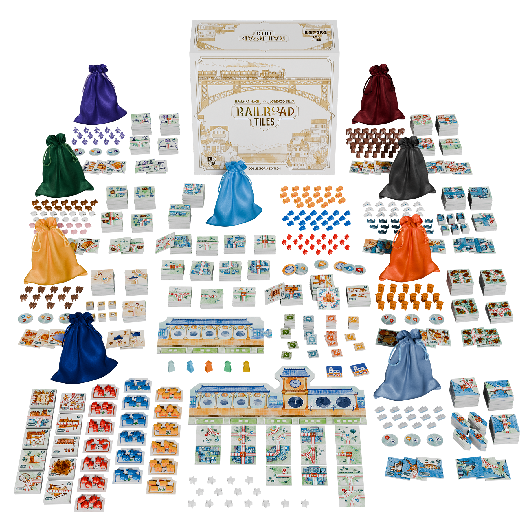 Horrible Games Railroad Tiles Collector’s Edition desková hra
