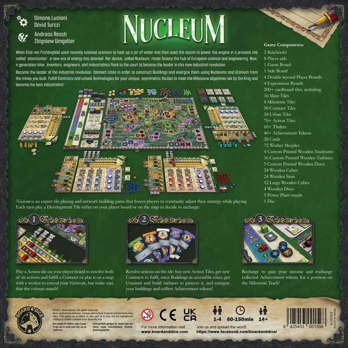 All Rolled Up Nucleum desková hra strategická