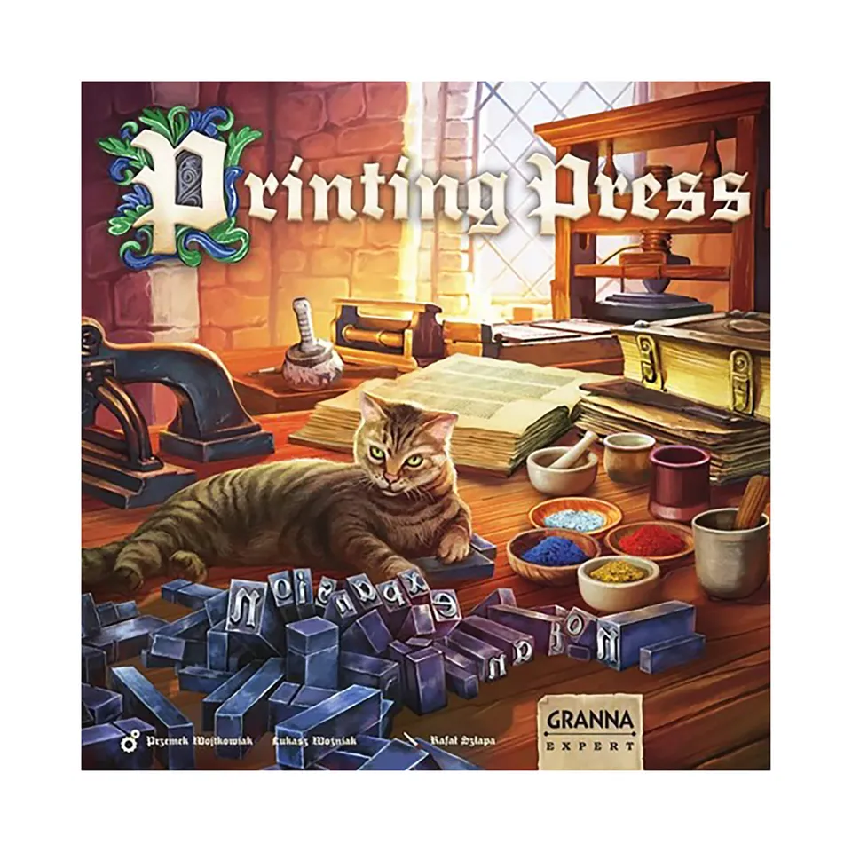 All Rolled Up Printing Press desková hra tiskárna