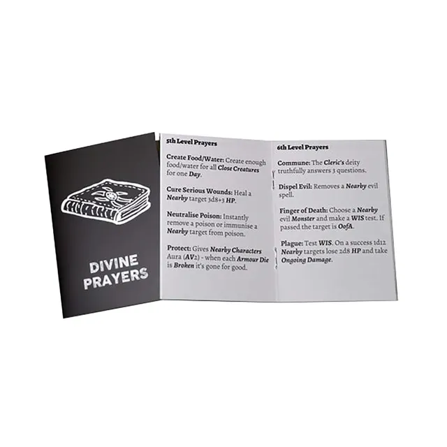 Square Hex Divine Prayers minikniha modliteb