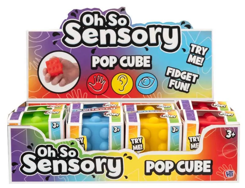 Oh So Sensory Pop Cube fidget kostka antistresová