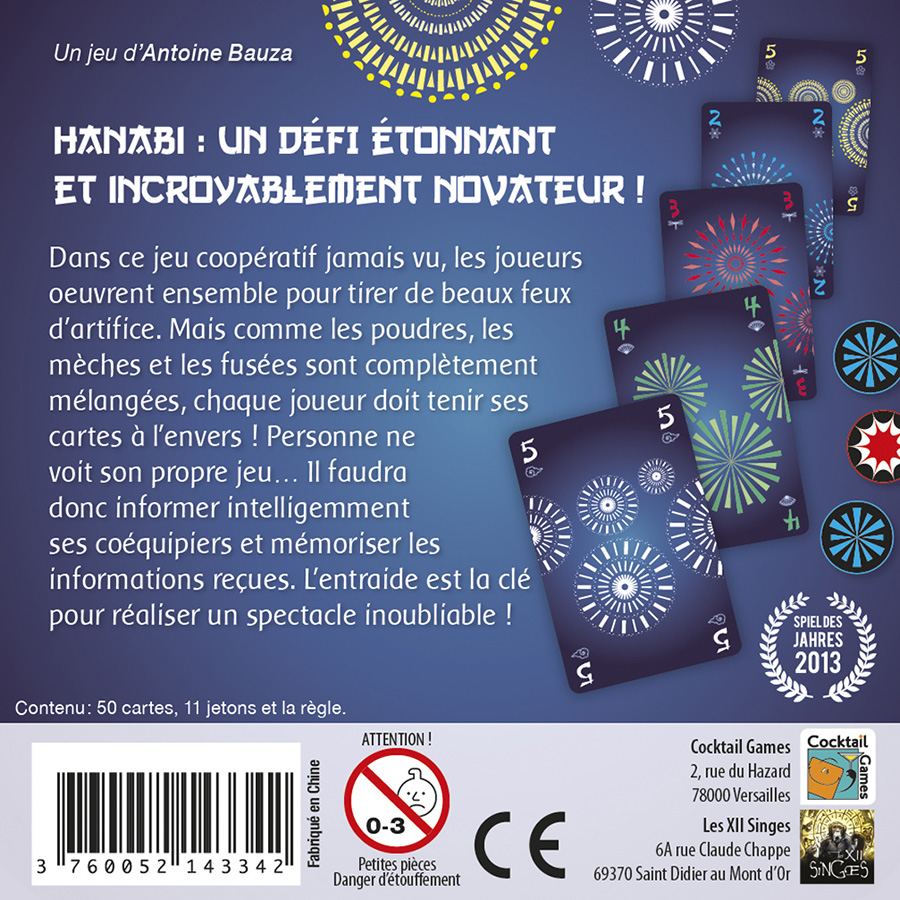 Cocktail Games Hanabi karetní hra kooperativní