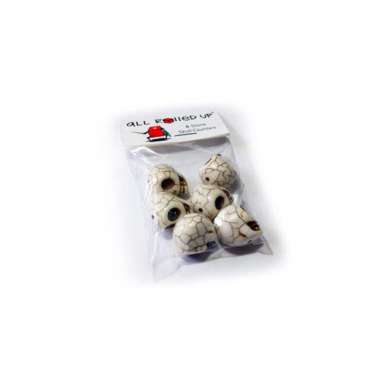 All Rolled Up Skull Counters žetony lebka 6 ks velké