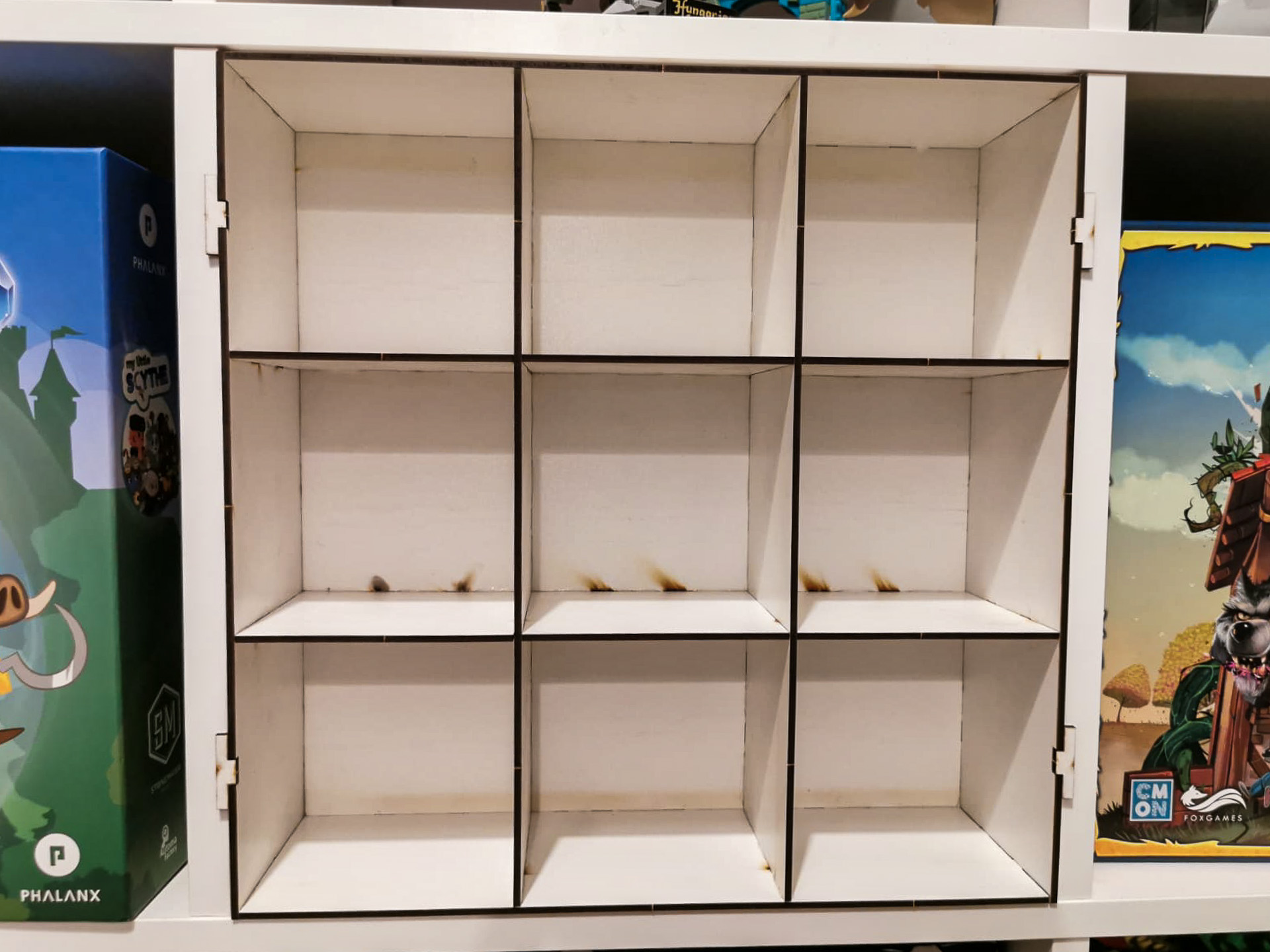 Geek Mod Kallax insert do police bílý HDF 3x
