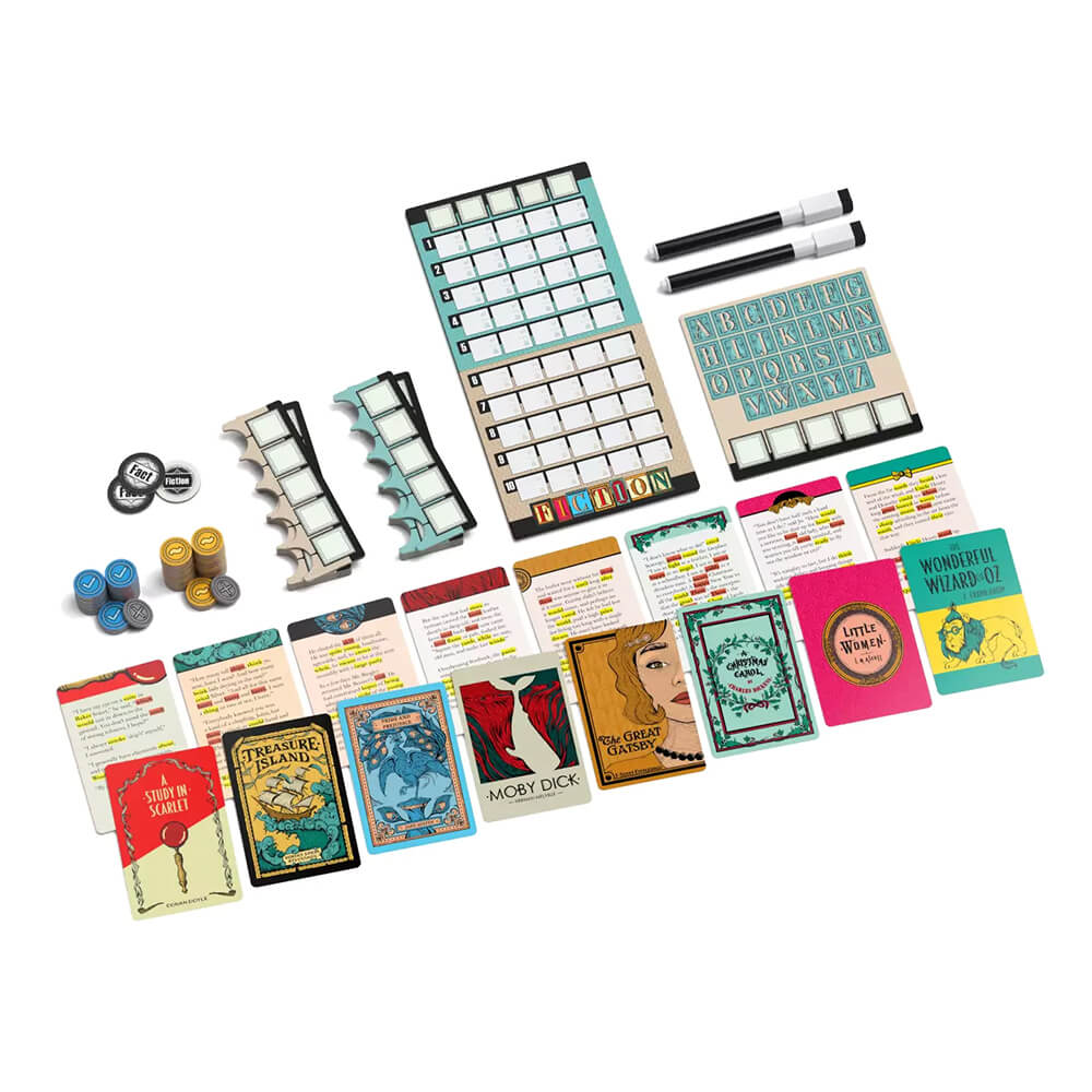 All Rolled Up Fiction desková slovní hra s klamářem
