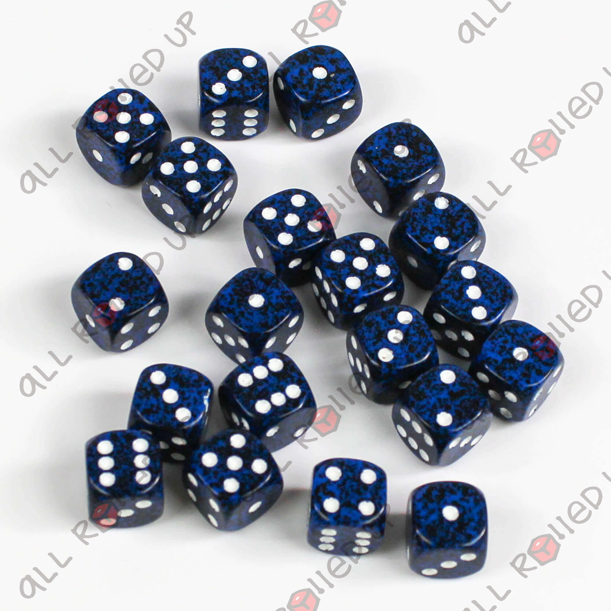Chessex Speckled Stealth sada kostek D6 36 ks 12 mm