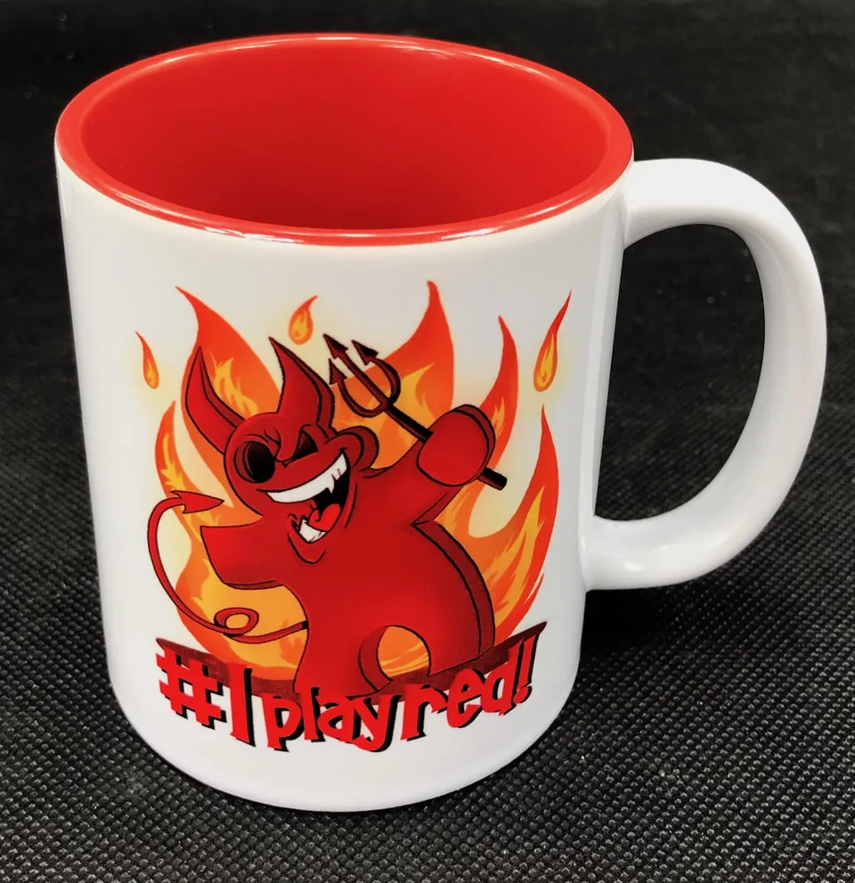 Geek Mod #IplayRed keramický hrnek červený