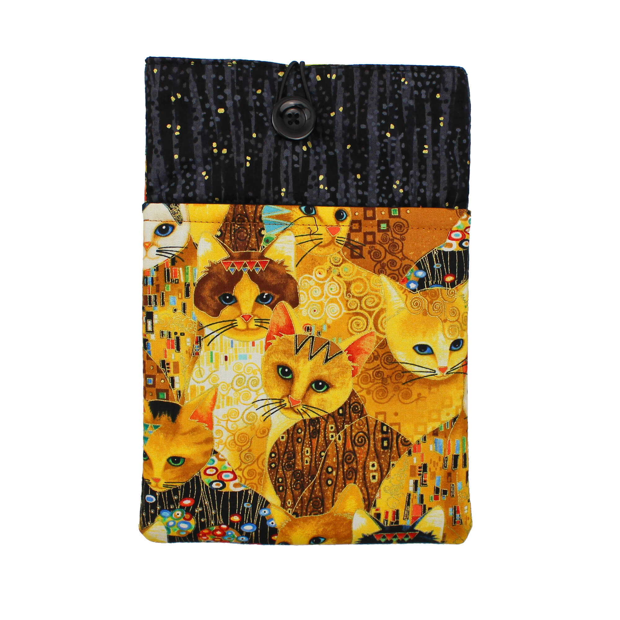 All Rolled Up Klimnt Kitty Cat obal na knihu s kapsou