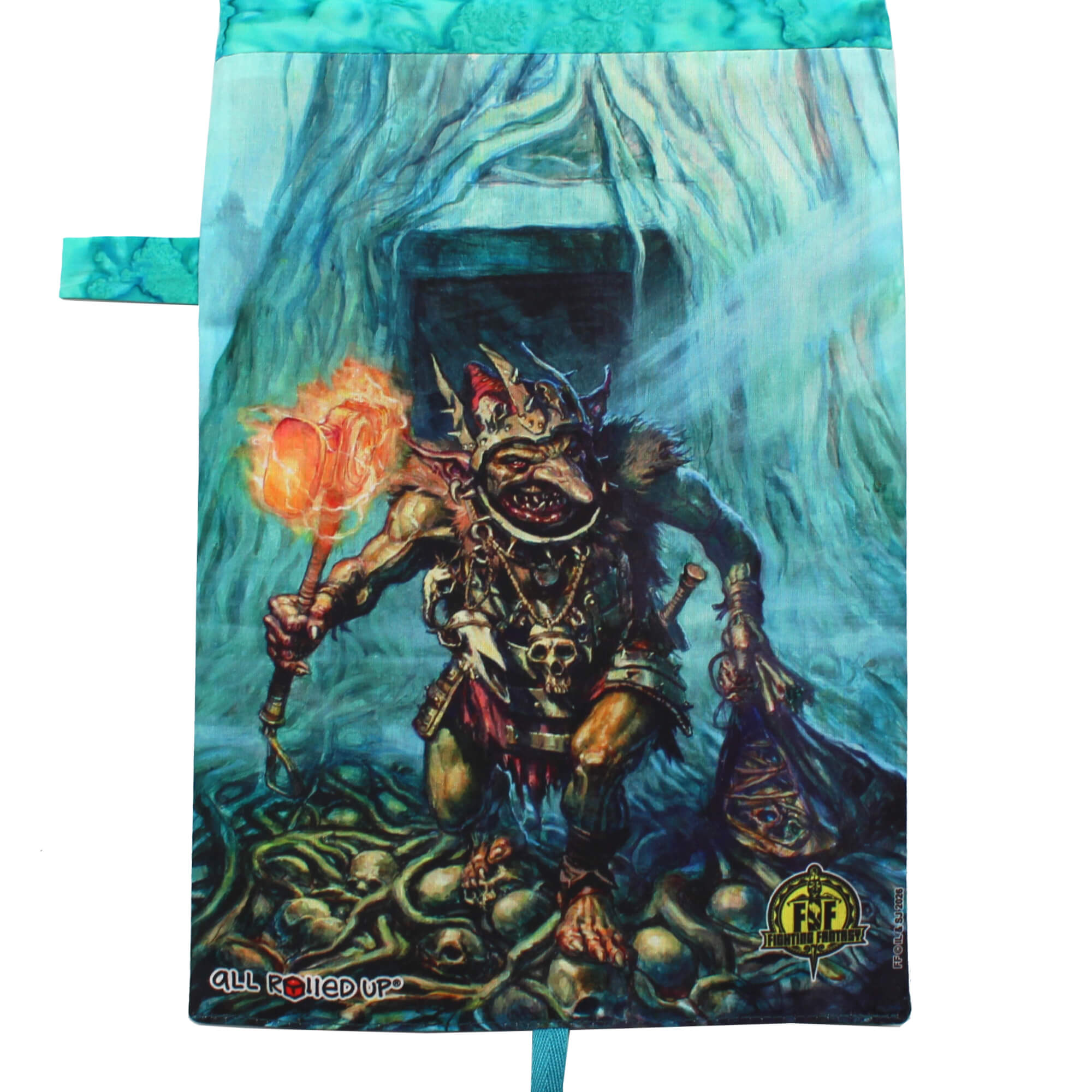 All Rolled Up Tomb of Golden Skull organizér Fighting Fantasy