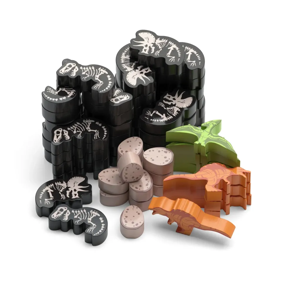 All Rolled Up Chomp dřevěné figurky upgrade 53 ks dinosauři