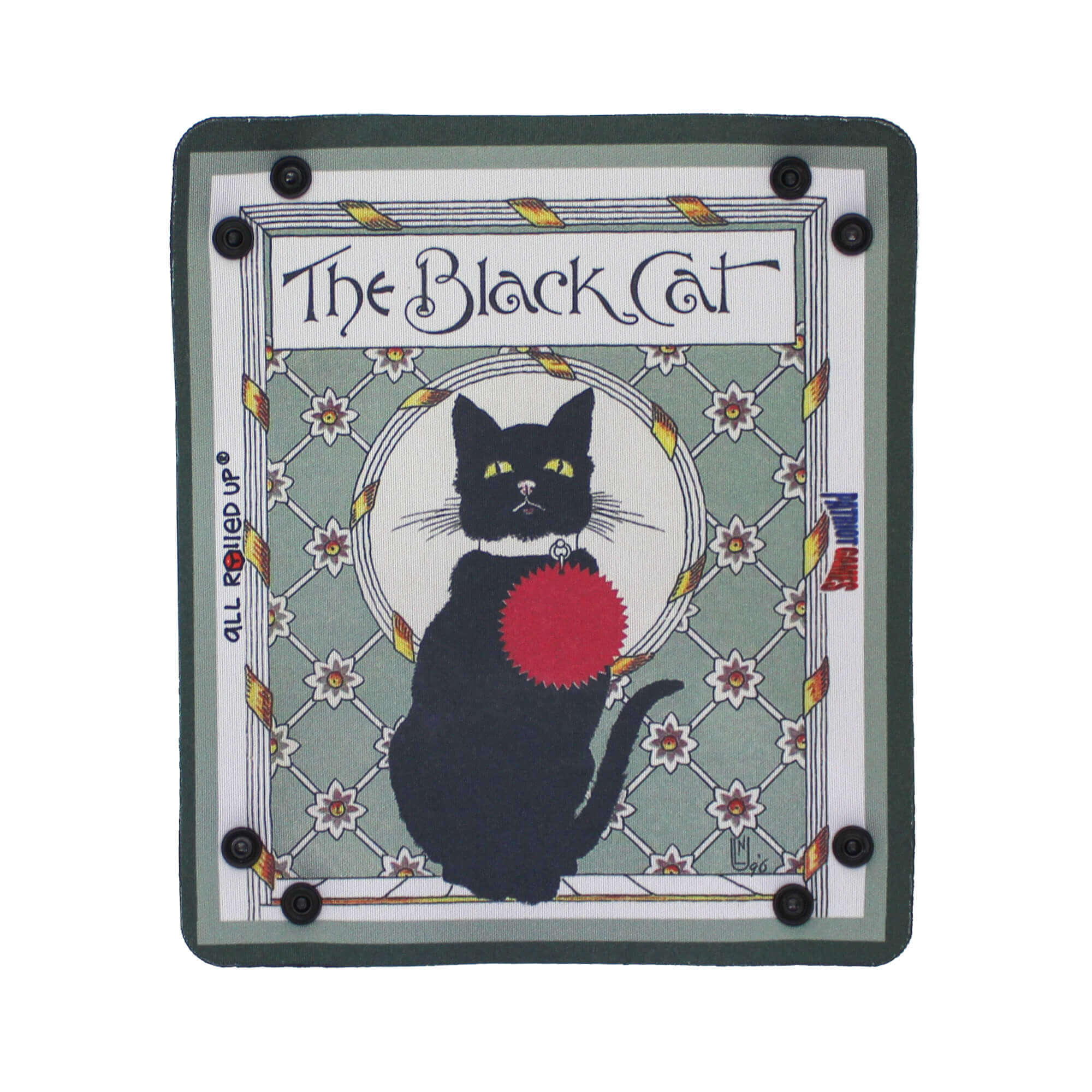 All Rolled Up Black Cat skládací miska na kostky neopren