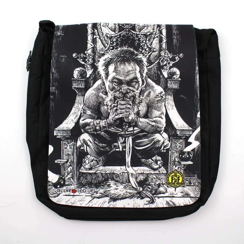 All Rolled Up Fighting Fantasy messenger taška Deathtrap S