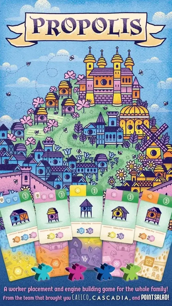 All Rolled Up Propolis Kickstarter karetní hra s mini rozšířením