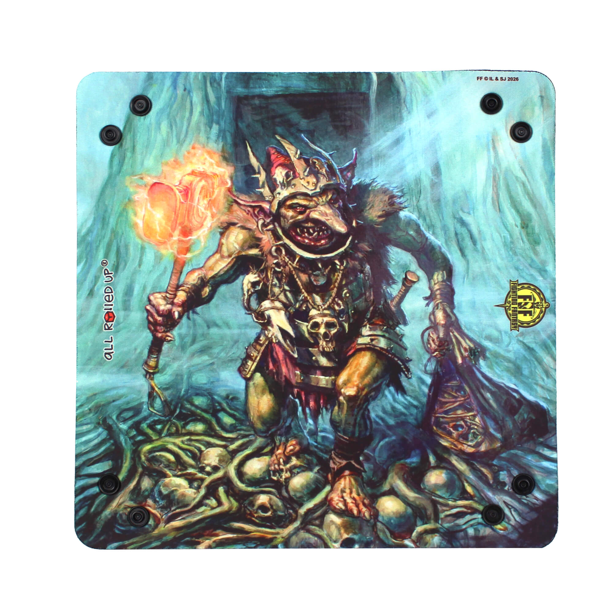 All Rolled Up Tomb of Golden Skull dice tray miska