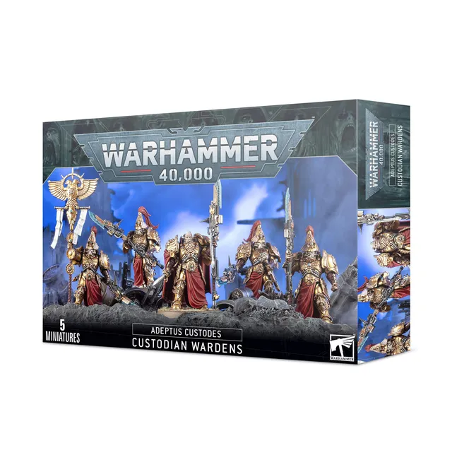 Warhammer Adeptus Custodes Custodian Wardens sada figurek 5 ks