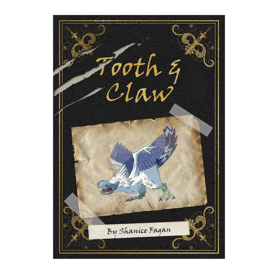 All Rolled Up Tooth & Claw Zine bestiář fantasy zvířat