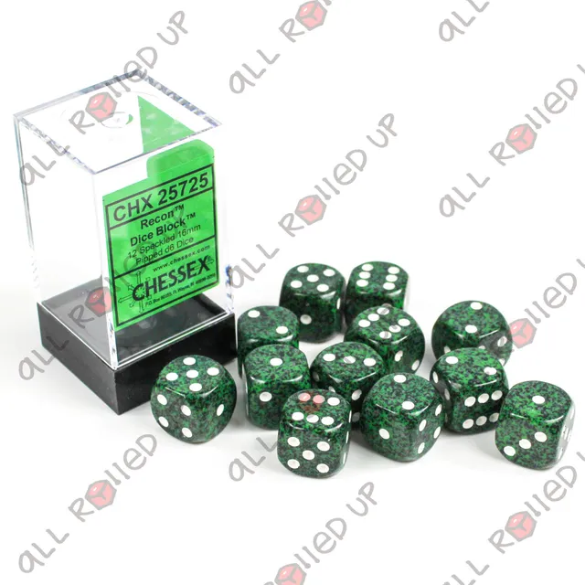 Chessex Speckled Recon sada kostek D6 12 ks 16mm