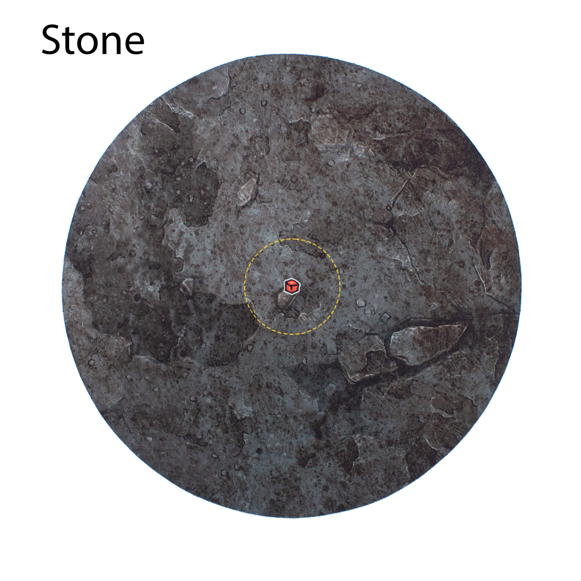 All Rolled Up Stone Design markery cílů 6 ks neopren