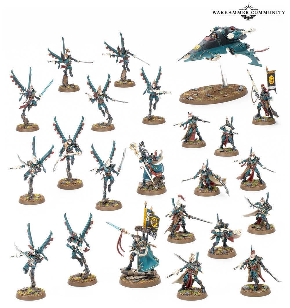 Warhammer 40,000 Aeldari Eldritch Raiders sada figurek