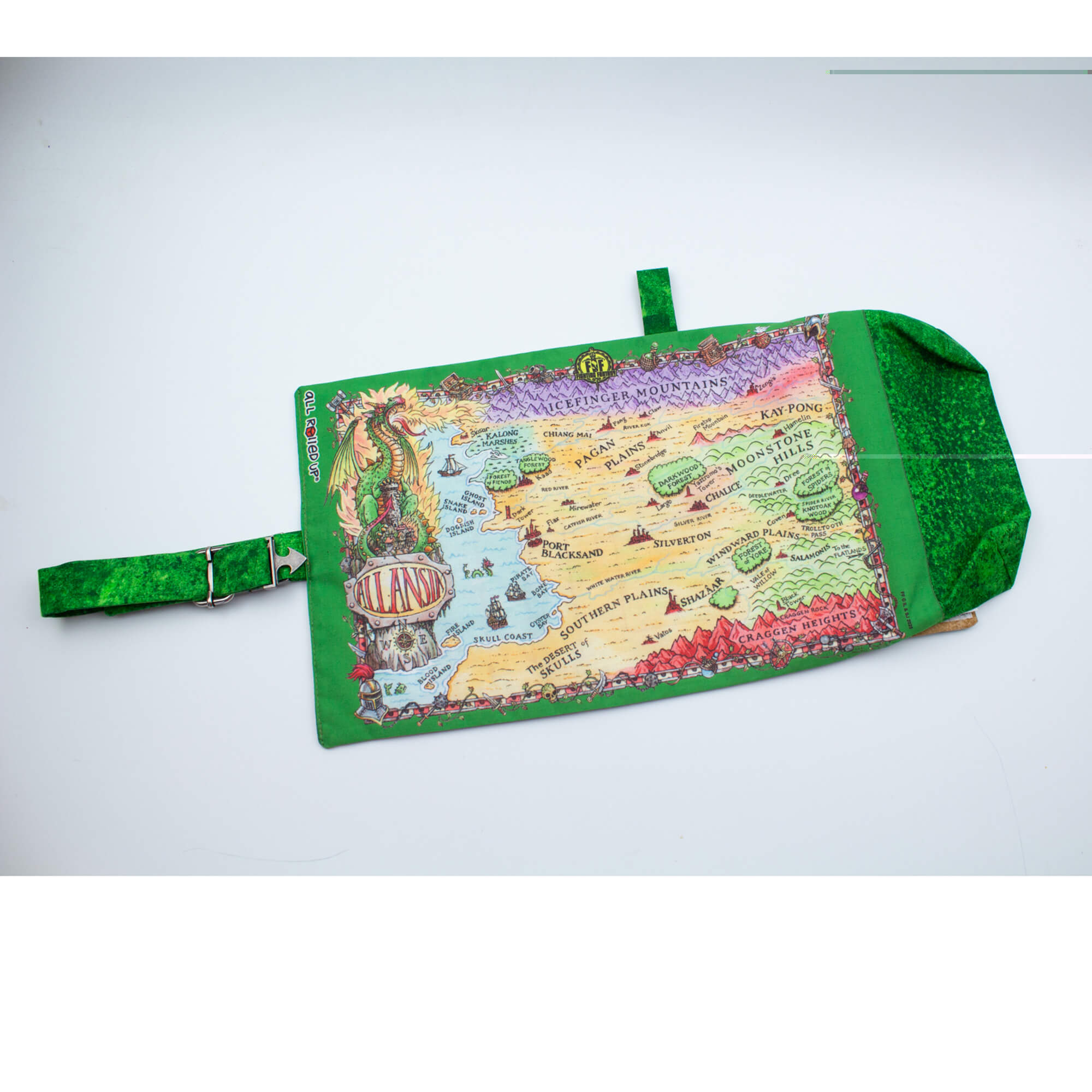 All Rolled Up Allansia Map pouzdro Fighting Fantasy