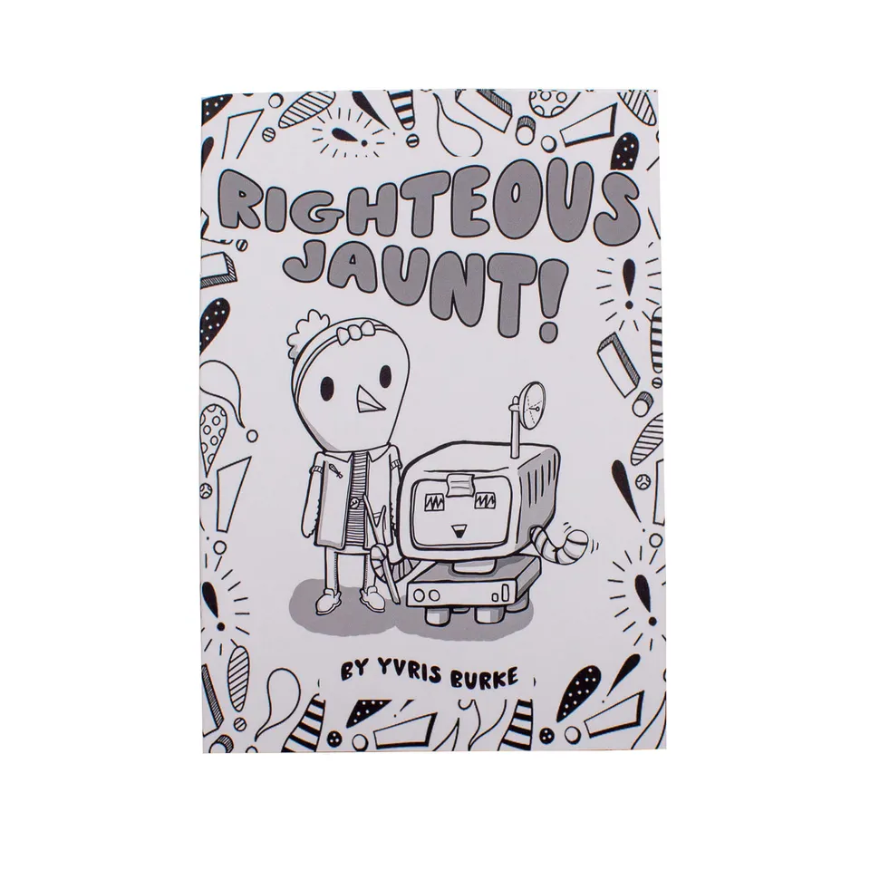 All Rolled Up Righteous Jaunt Zine stolní RPG pro 2–4 hráče