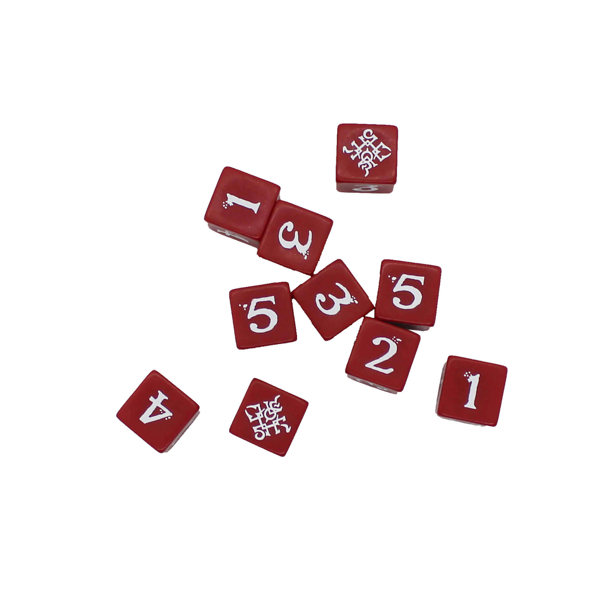 All Rolled Up RPG Red Sigel kostka D6 červená