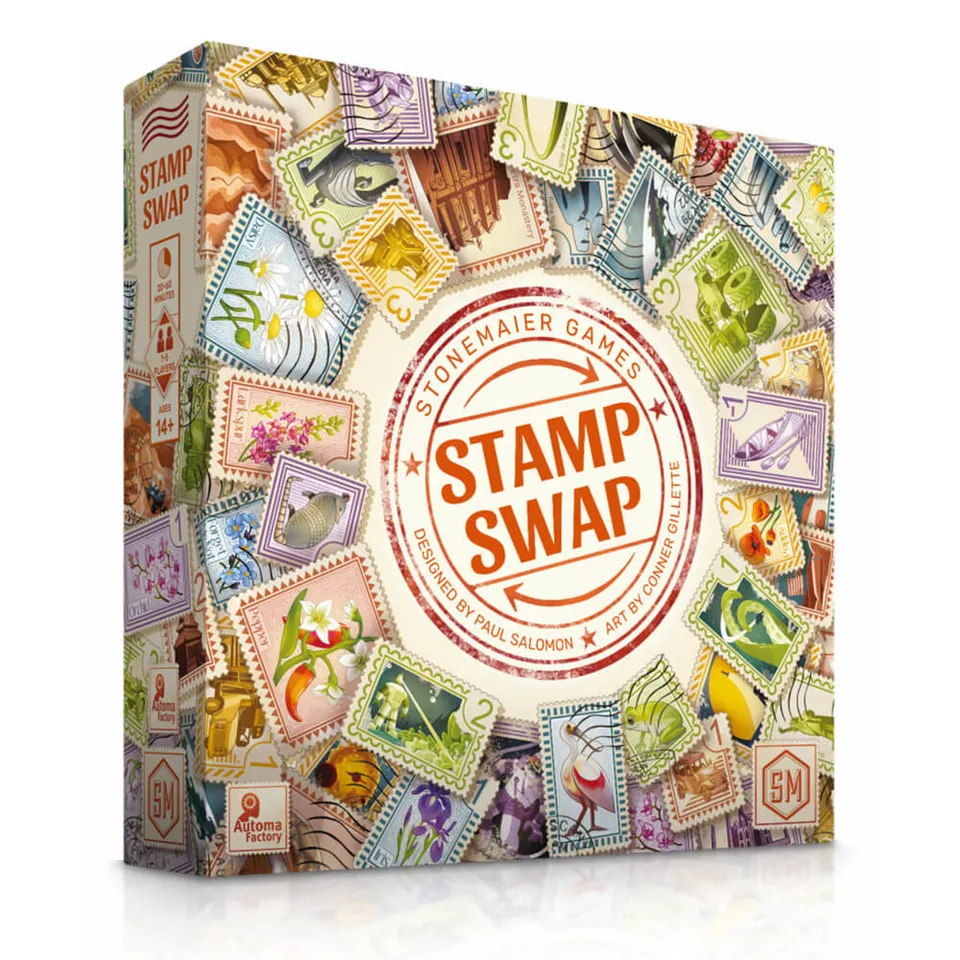 Stonemaier Stamp Swap desková hra pro 1–5 hráčů