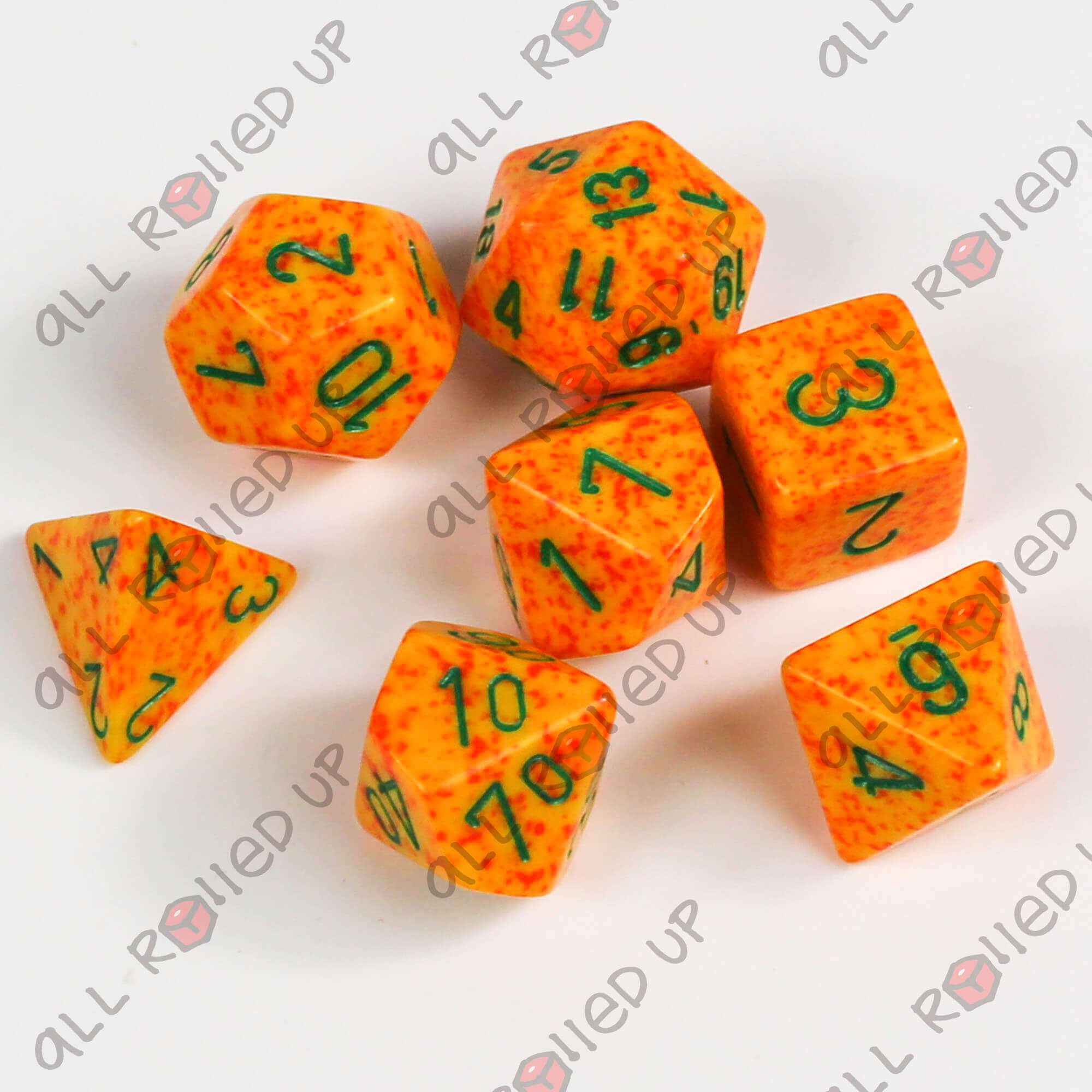 Chessex Speckled Lotus sada kostek 7ks polyhedrální