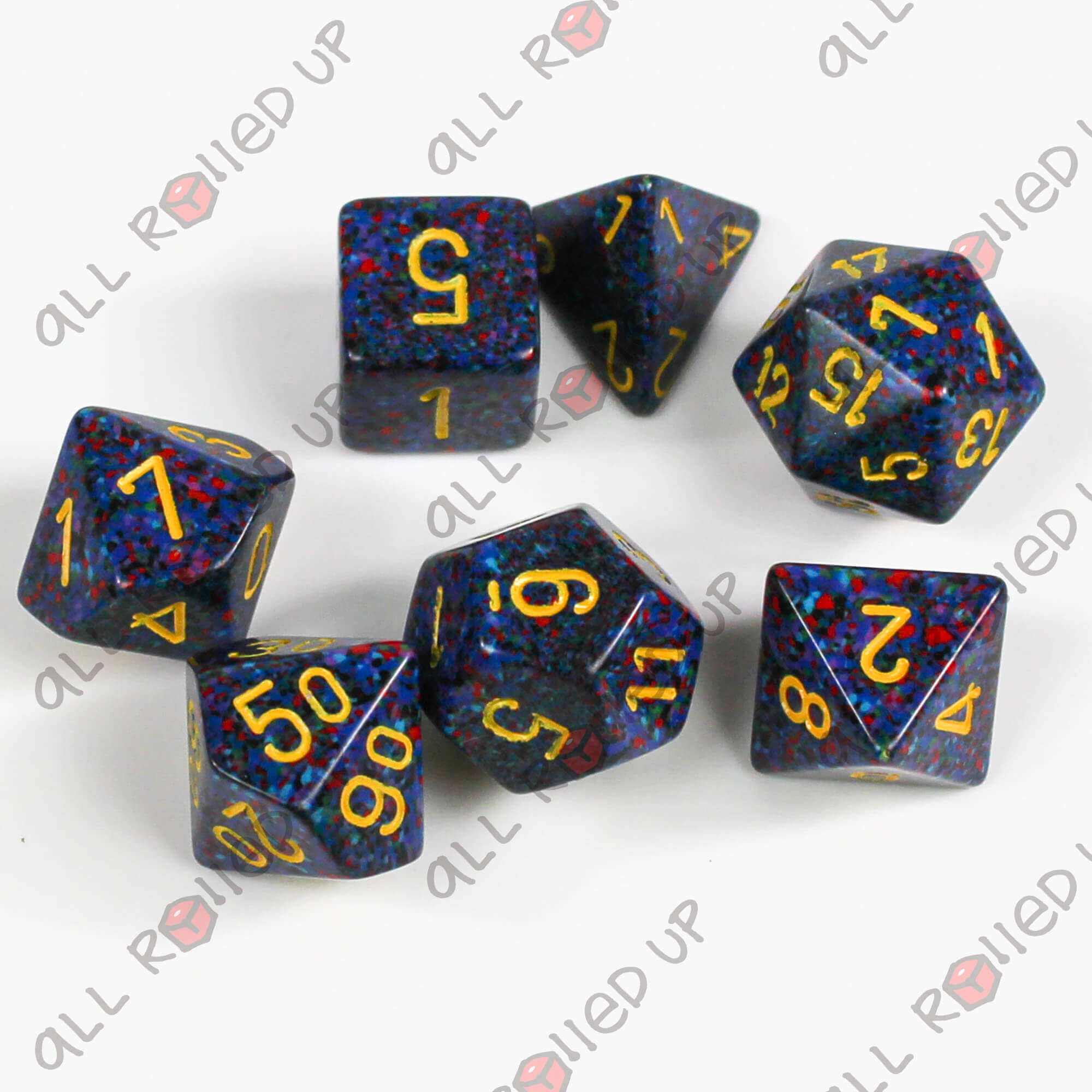 Chessex Speckled Twilight sada kostek 7ks