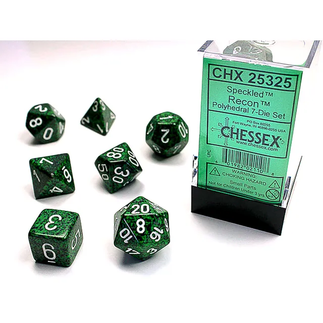 Chessex Speckled sada kostek 7 ks Recon