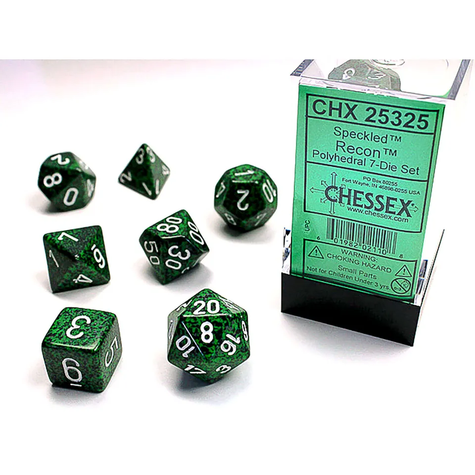 Chessex Speckled sada kostek 7 ks Recon