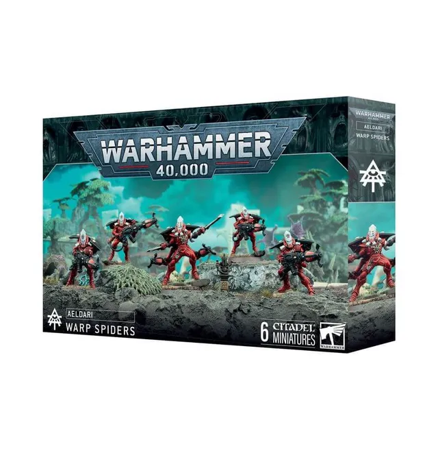 Warhammer 40,000 Aeldari Warp Spiders sada figurek 5 ks