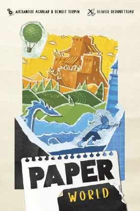 Paper World desková hra skládej krajinu 92 karet
