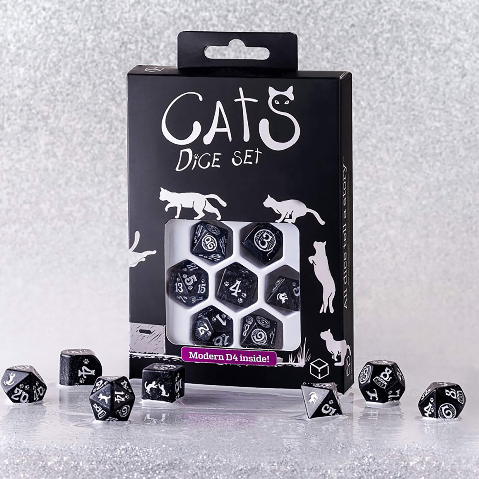 All Rolled Up CATS Waffle sada kostek 7 ks černá