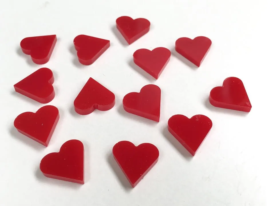 Geek Mod Love Letter sada žetonů srdce 13 ks
