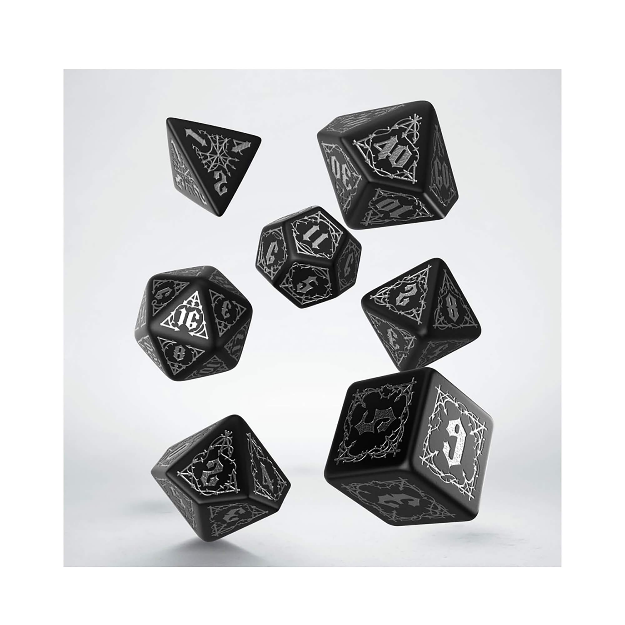 Q Workshop Bloodsucker sada RPG kostek černá 7 ks