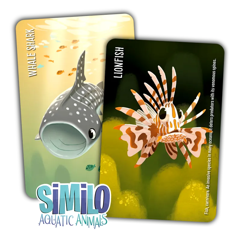 Horrible Games Similo Aquatic Animals promo karty karetní
