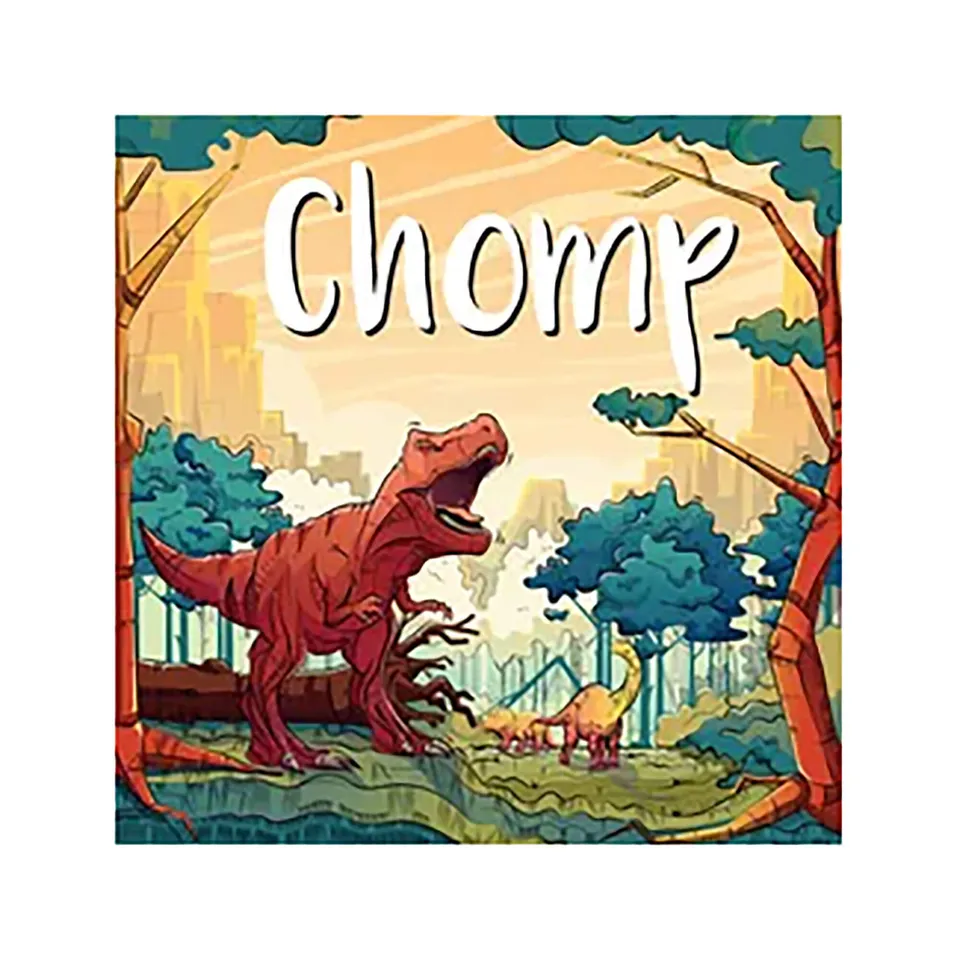 Allplay Chomp desková hra dinosauří draftingová