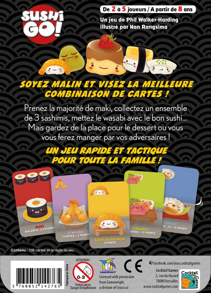 Cocktail Games Sushi Go karetní hra taktická