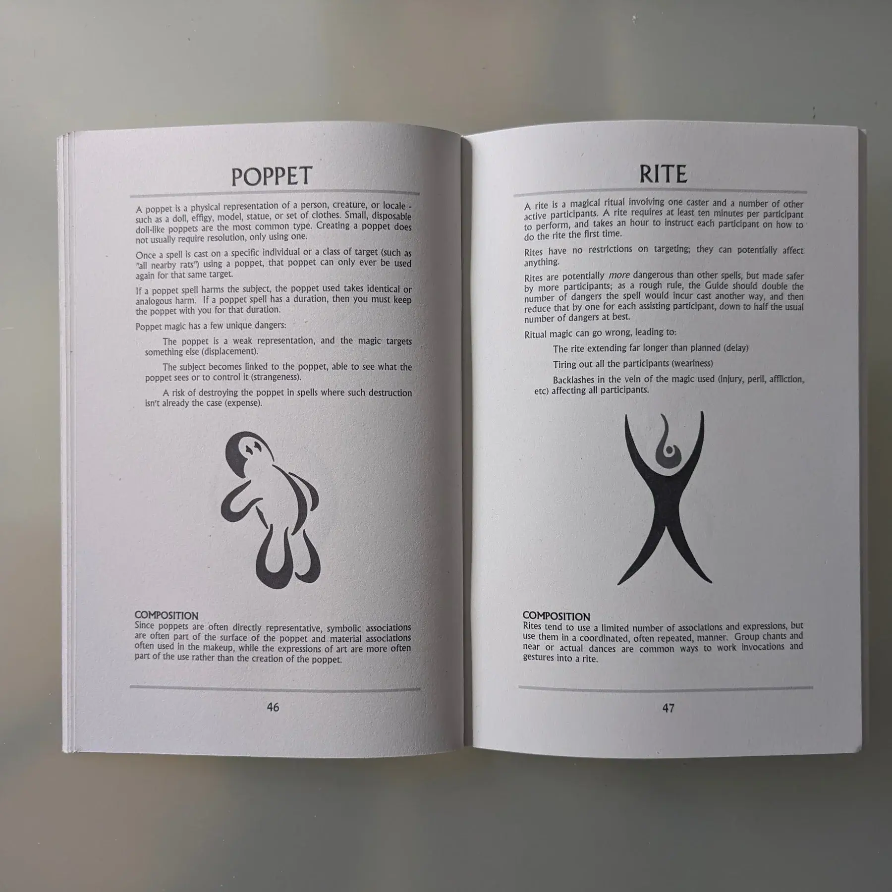 Witchery RPG systém magie příručka pro TTRPG