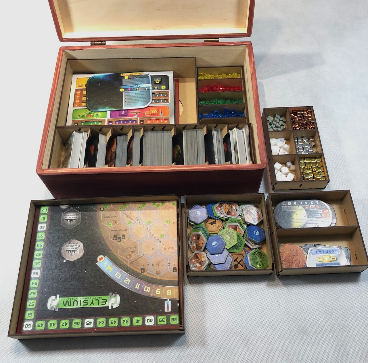 Geek Mod Terraformace Marsu box na hru dřevěný velký
