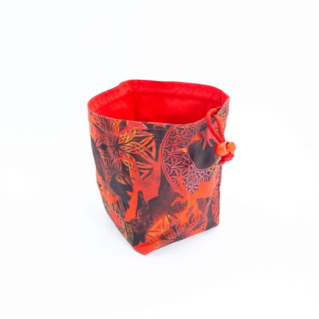 All Rolled Up Dragonflight Red ARU of Holding pytlík na kostky bavlna
