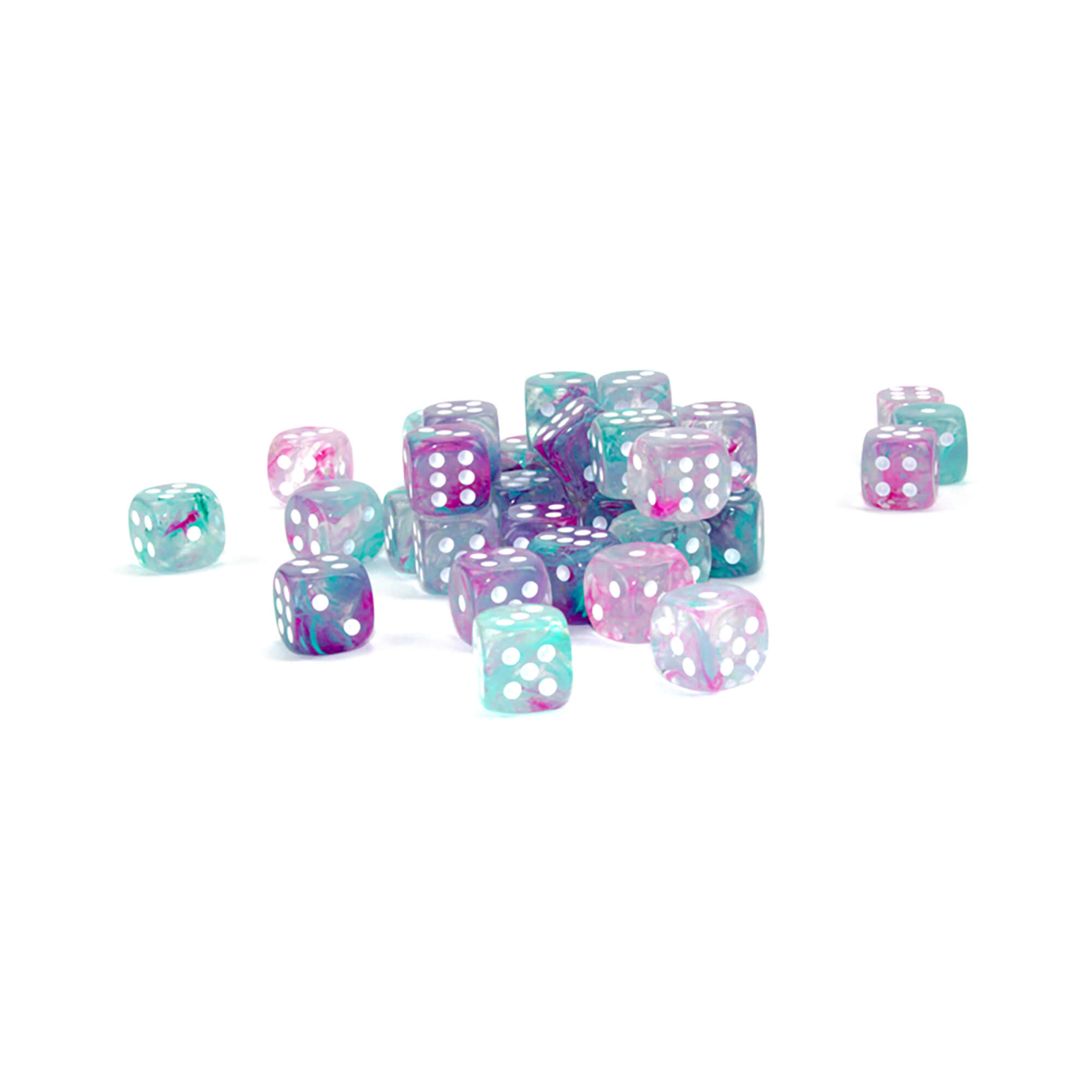 Chessex Nebula CHX27945 kostky D6 36ks Wisteria