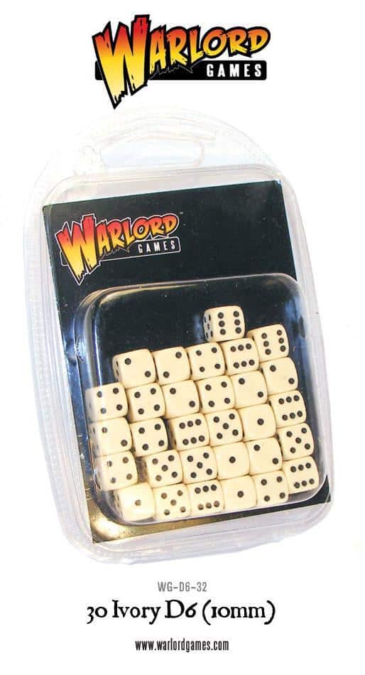 Geek Mod Spot Dice kostky 10mm ivory 30 ks