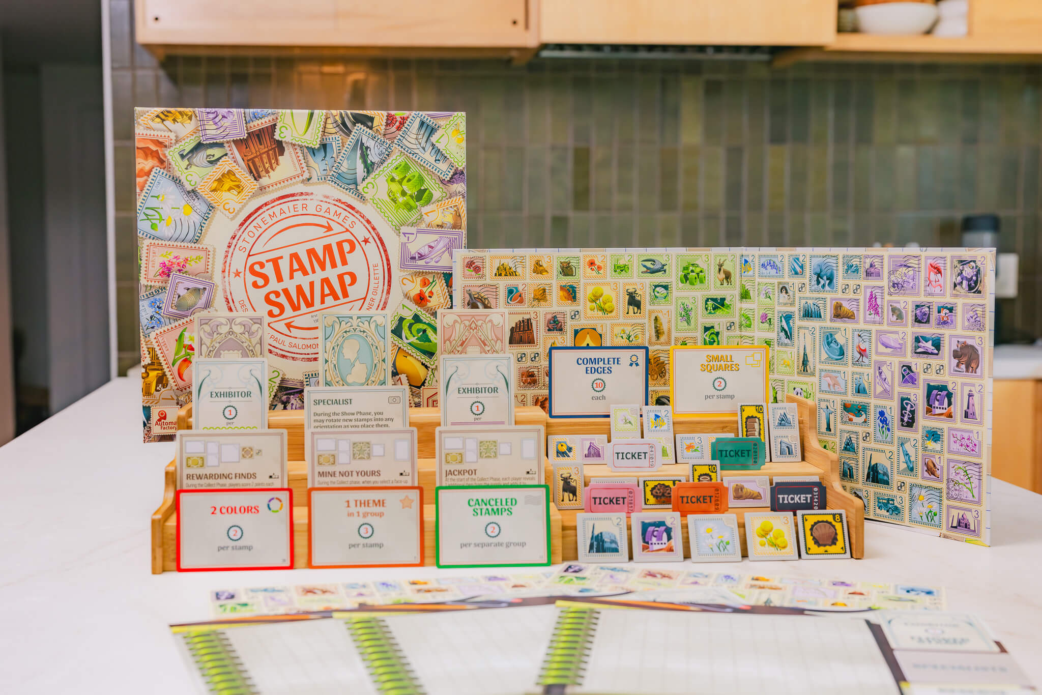 Stonemaier Stamp Swap desková hra pro 1–5 hráčů