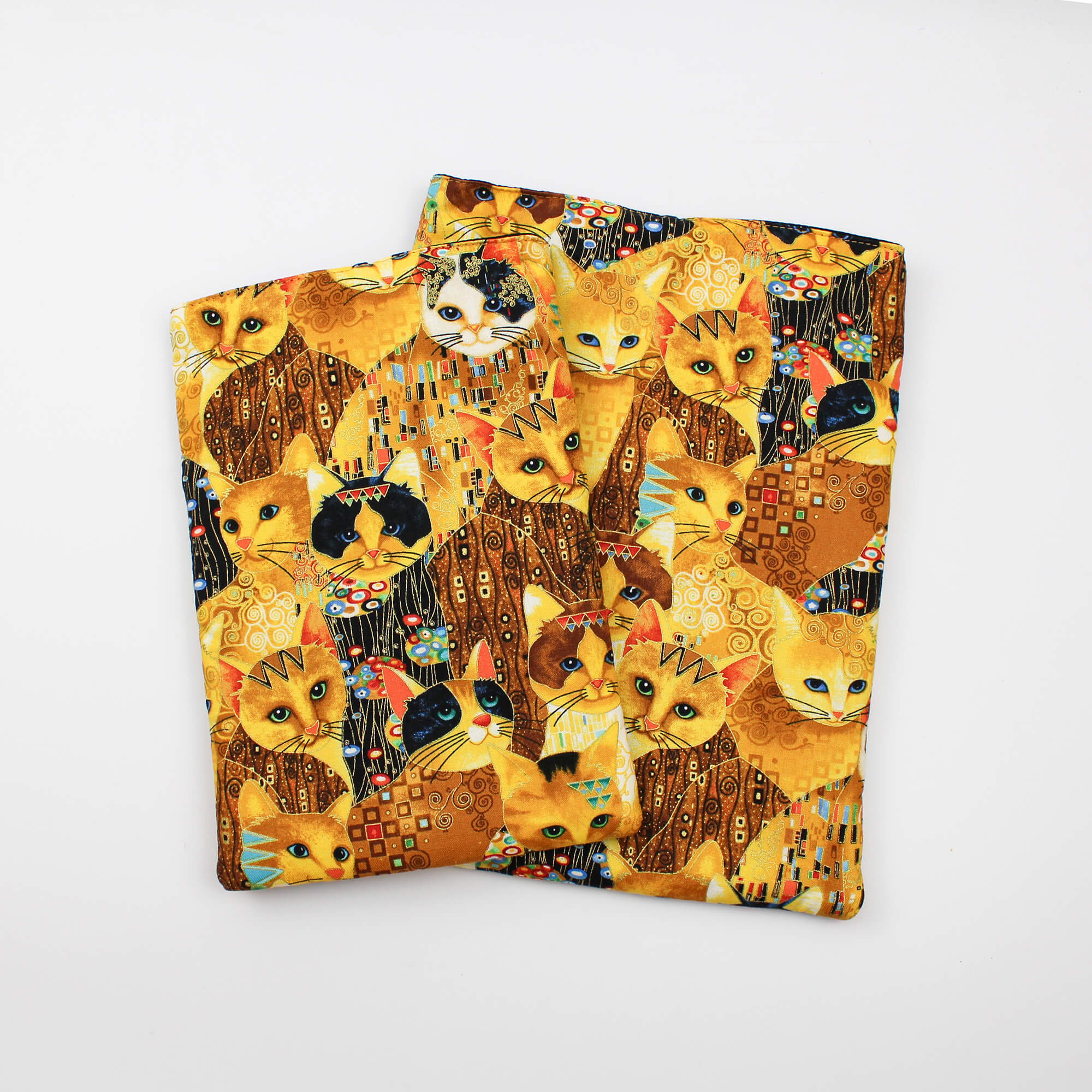 All Rolled Up Klimnt Kitty Cat obal na knihu s kapsou