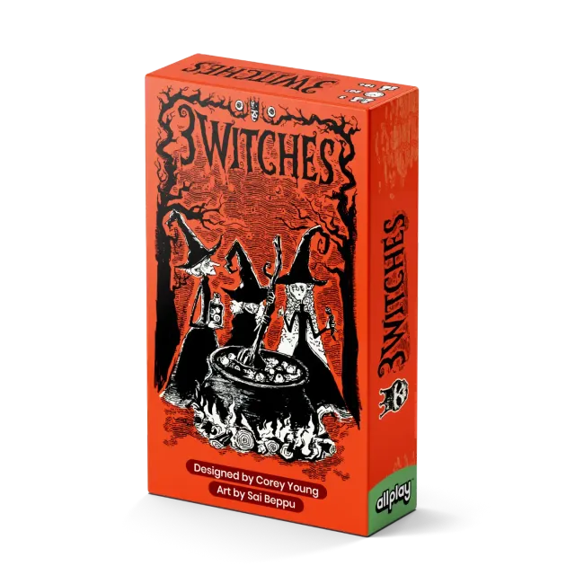 All Rolled Up 3 Witches karetní hra zdvihová pro 3 hráče