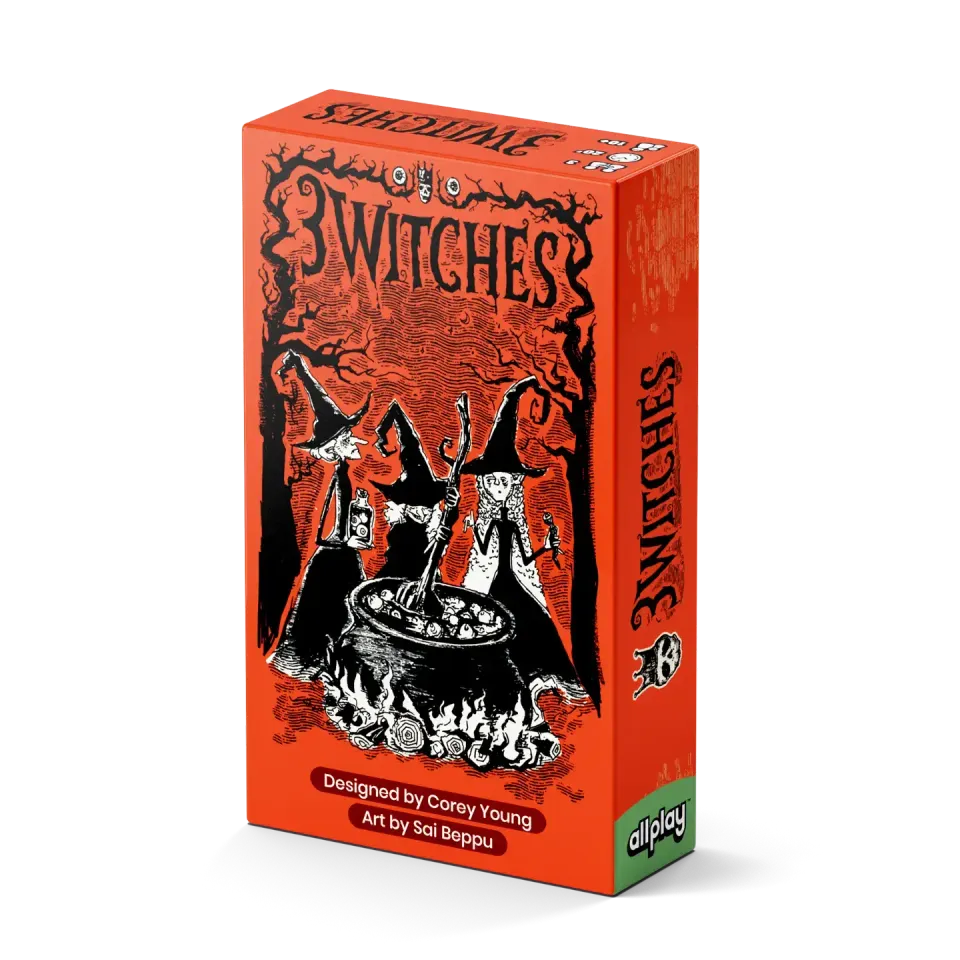 All Rolled Up 3 Witches karetní hra zdvihová pro 3 hráče