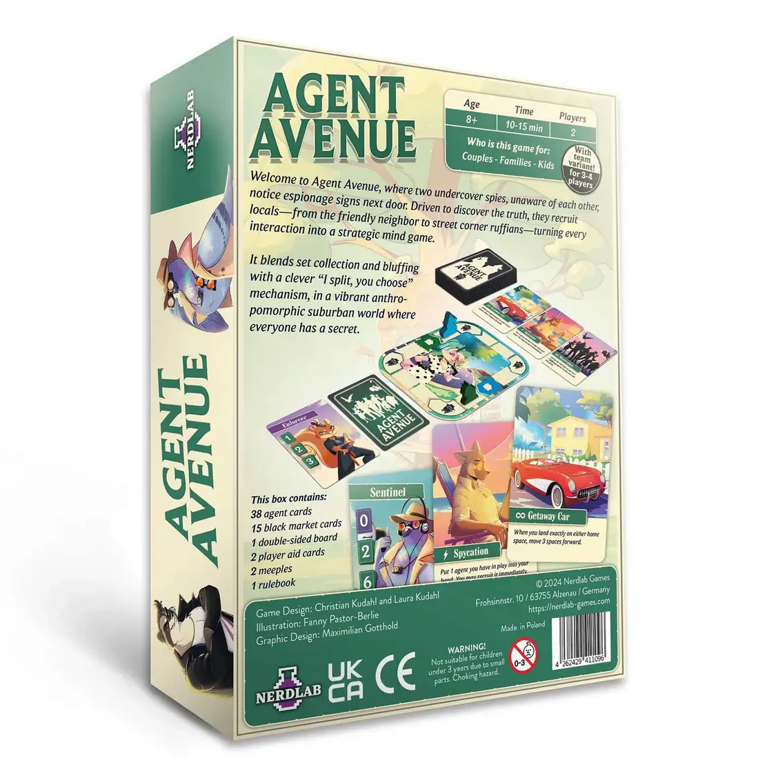 Nerdlab Agent Avenue karetní hra pro 2-4 hráče